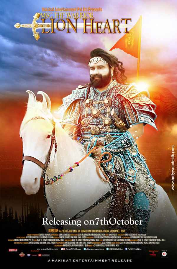 MSG the Warrior Lion Heart 2016 in Hindi Original 720p DvD Rip Full Movie